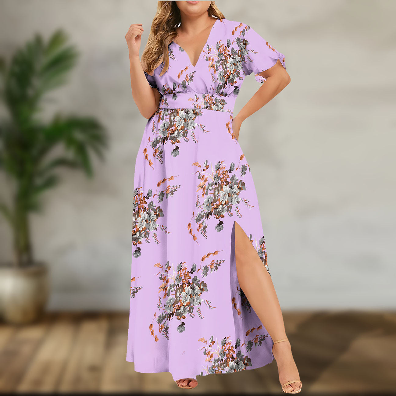 Trendy Custom Print Dress for Women - Paternora