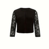 Chic See-Through Lace Small Coat - Paternora