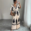 Trendy Printed Short-Sleeve Jumpsuit - Paternora