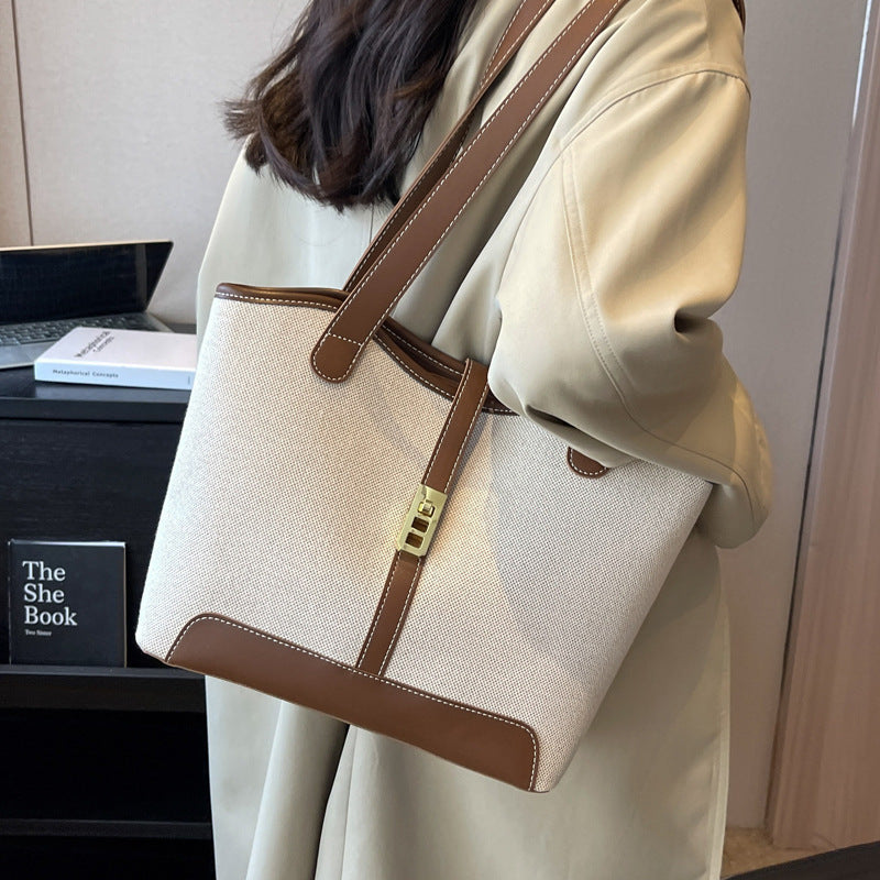 Large Capacity Women’s Tote Bag Retro