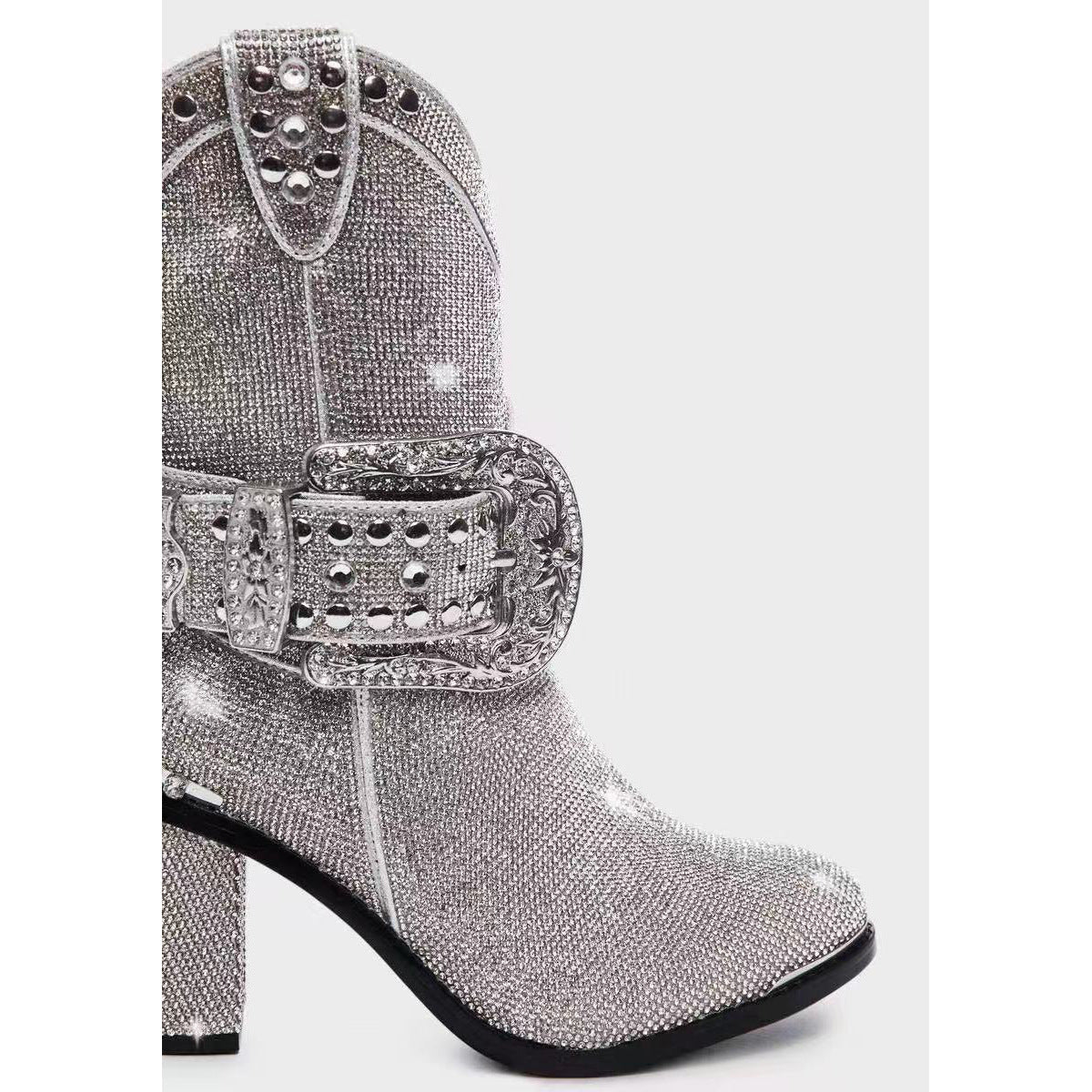 Women’s Fashionable Chunky Heel Catwalk Fashion Boots