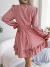 Sexy V-Neck Lace-Up A-Line Beach Dress - Paternora