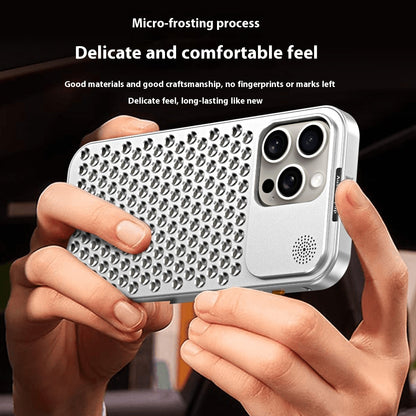 Fashion Aluminum Alloy Heat Dissipation Metal Phone Case