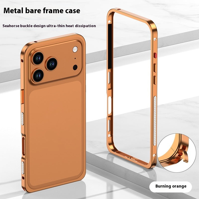 Seahorse Buckle Frame Heat Dissipation Phone Case