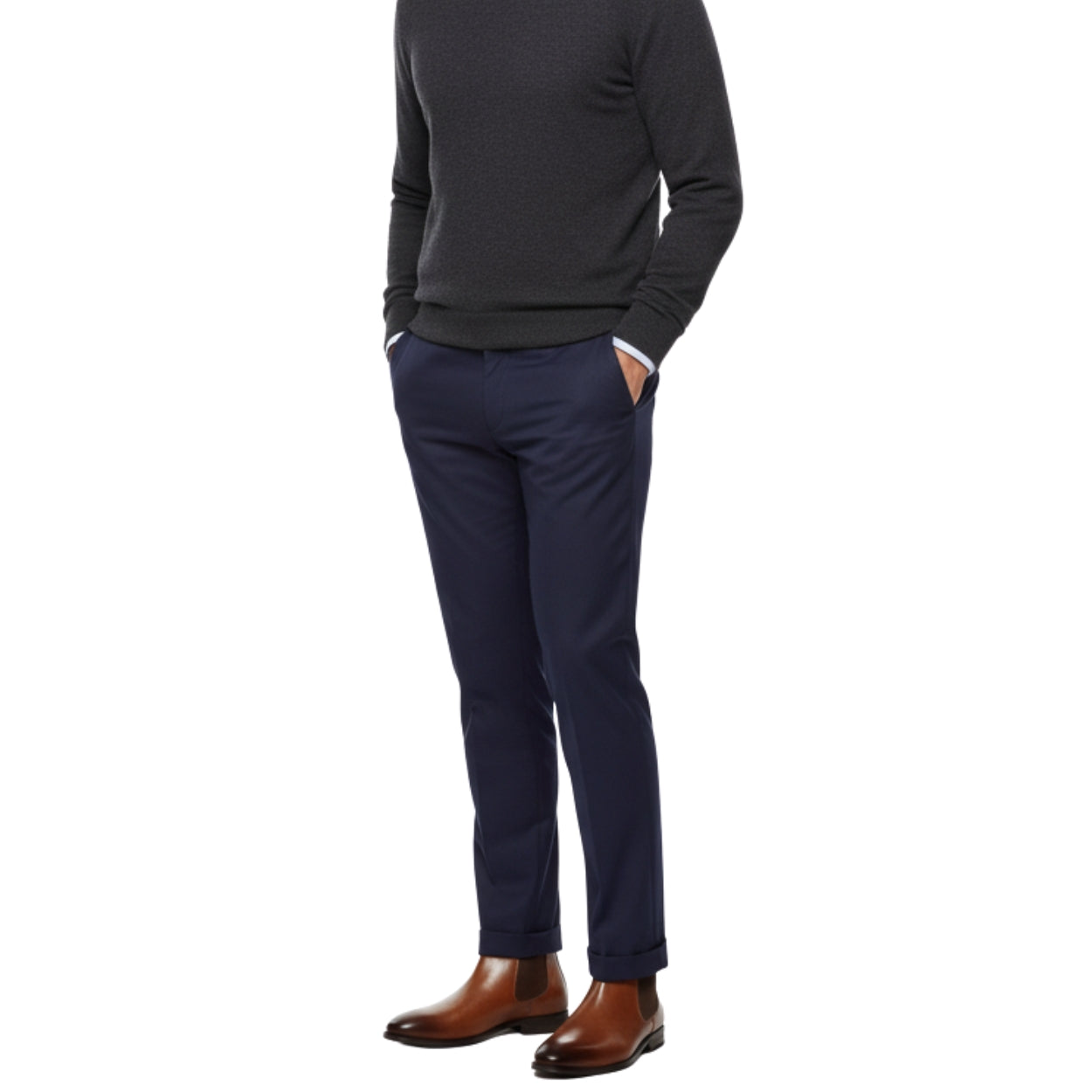 Men’s Leather Chelsea Boots | Classic Slip-On Ankle Dress Boot for Formal & Casual Wear