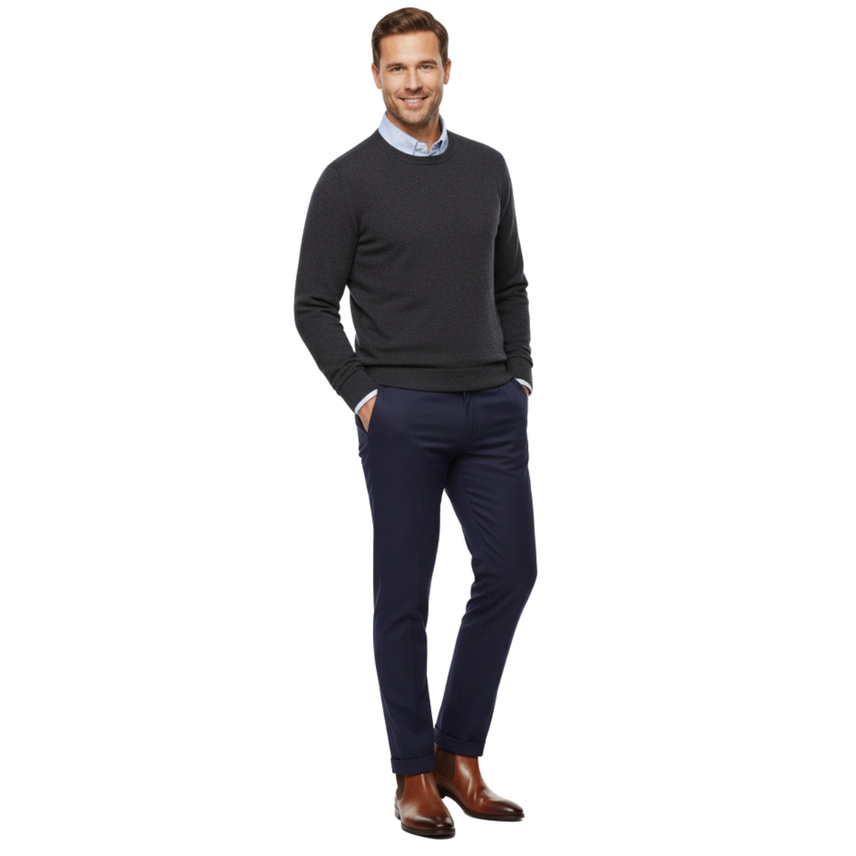 Men’s Leather Chelsea Boots | Classic Slip-On Ankle Dress Boot for Formal & Casual Wear